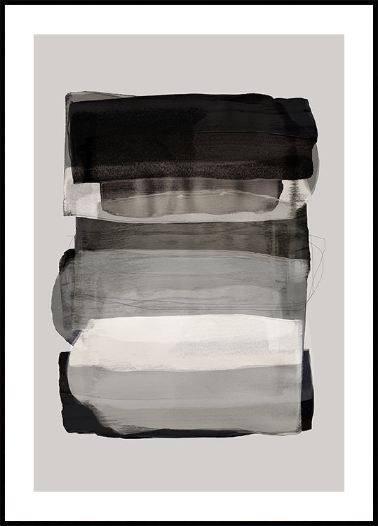 Abstract Brush Strokes 79 Plakat