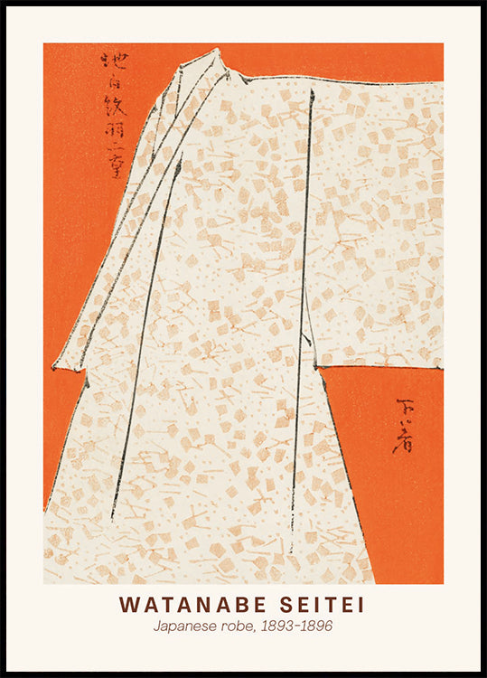 Watanabe Seitei Japanese Robe  Plakat
