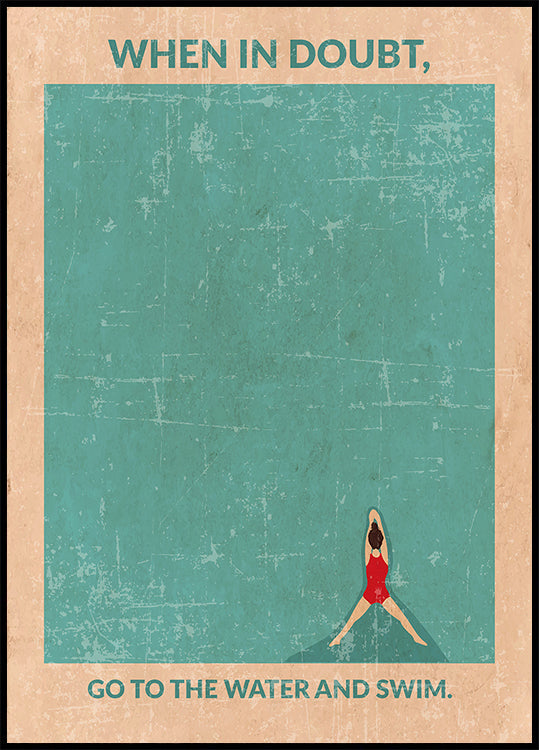 Open Water Standard Wall Art Plakat