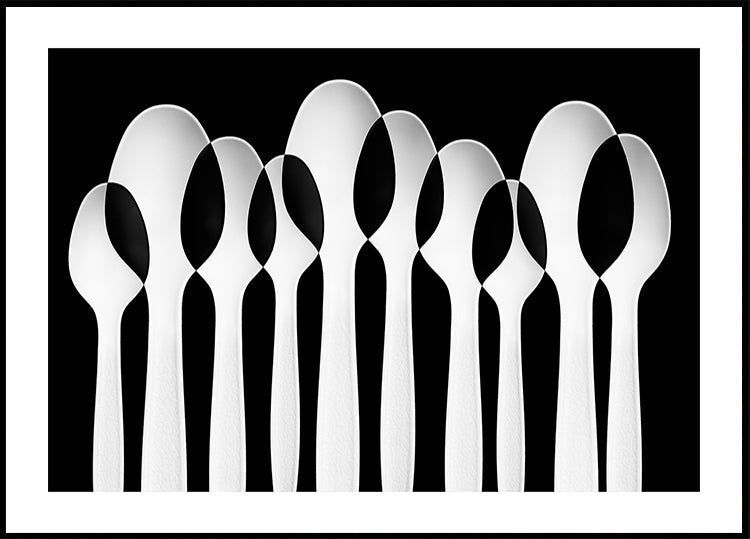 Spoons Abstract:  Forest Plakat