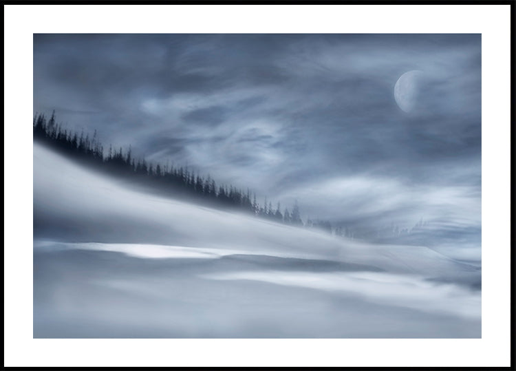 Winter night Plakat