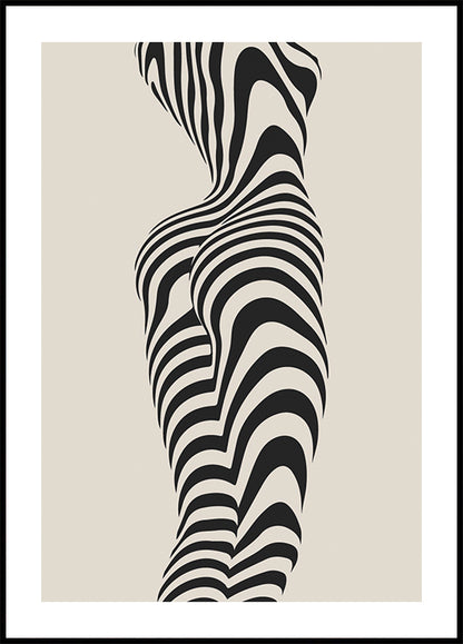 Abstract Woman Figure Plakat