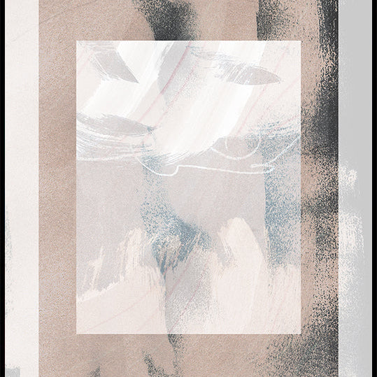 Abstract Brush Strokes 17 Plakat