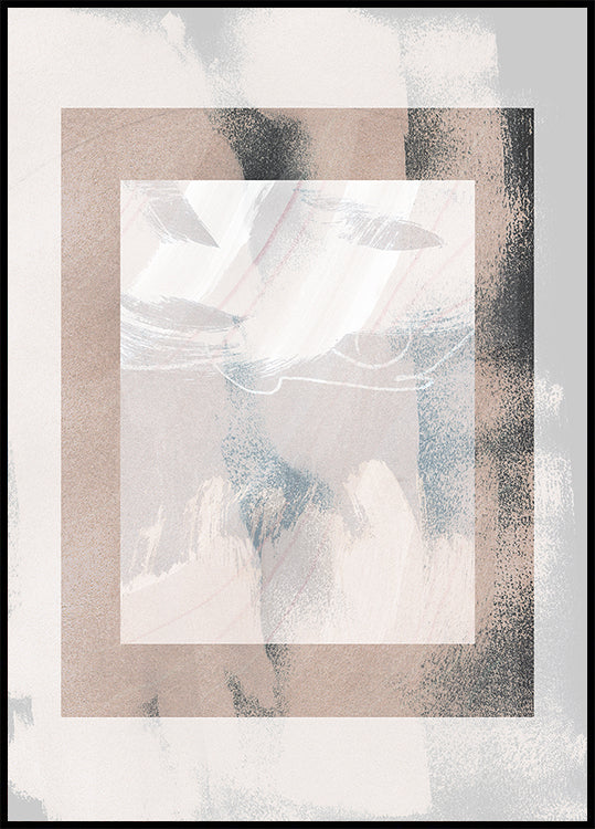 Abstract Brush Strokes 17 Plakat