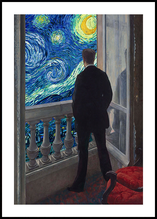 Starry Night View Plakat