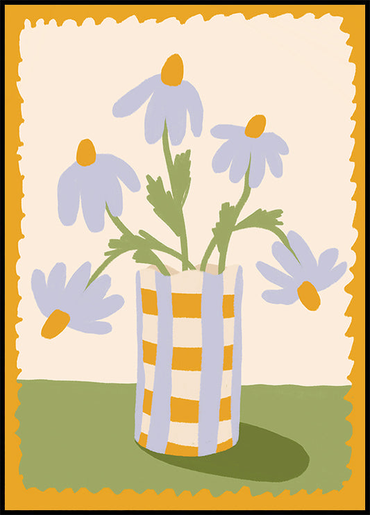 Cute Flowers in a Vase Plakat