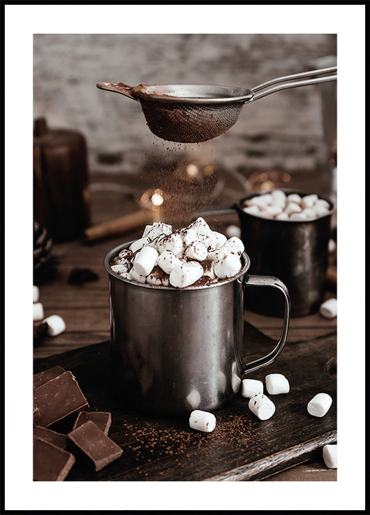 Hot Chocolate with Marshmallows Plakat