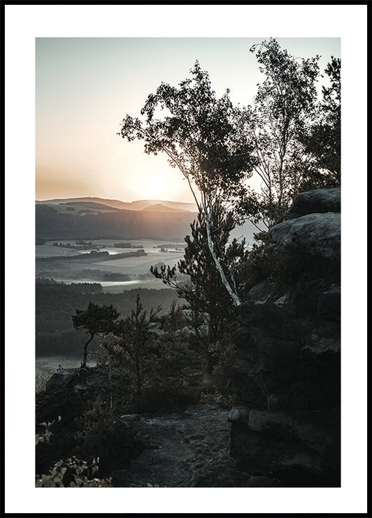 Sunrise In Nationalpark, Switzerland Plakat