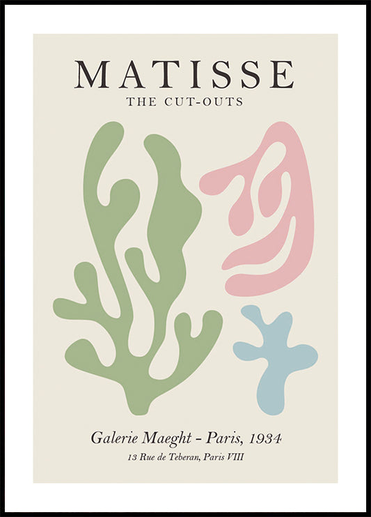 Matisse The Cut-Outs Plakat