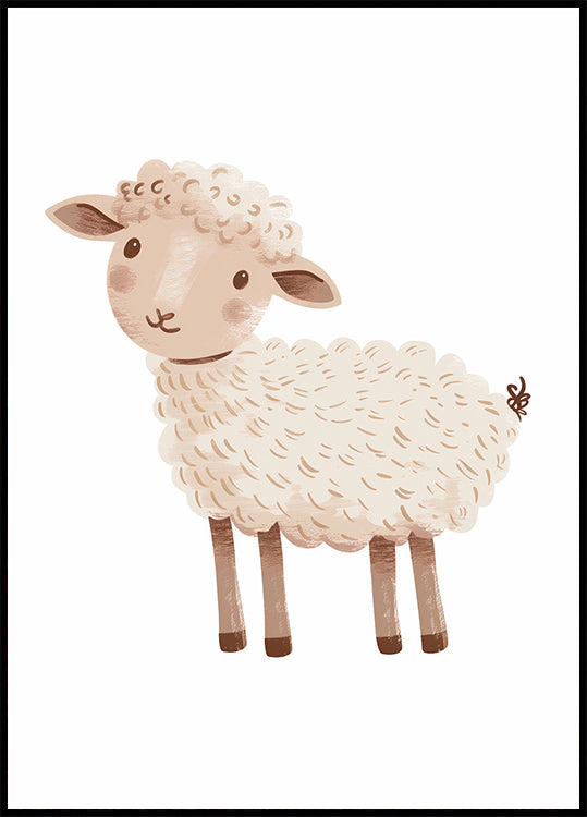 Cute Sheep Plakat