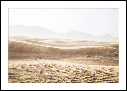 Serene Desert Sand Dunes Plakat