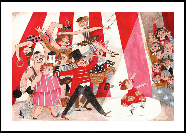 Circus in the city Plakat