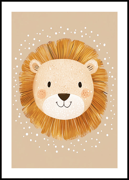 Smiling Lion Plakat