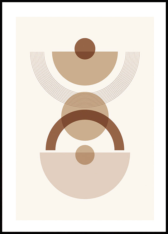 Geometric Shapes No. 1 Poster