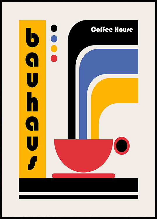 Bauhaus Coffee House Plakat