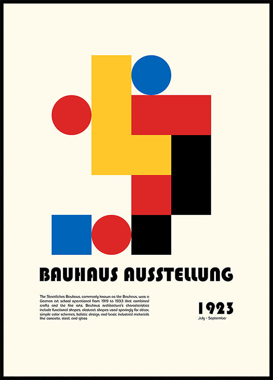 Bauhaus Ausstellung Plakat