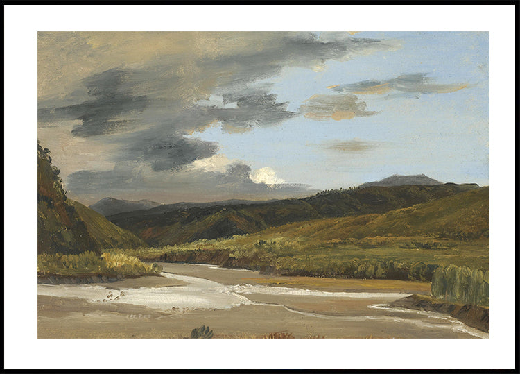 Plein-air Sketch Of A River By Jules Coignet Plakat