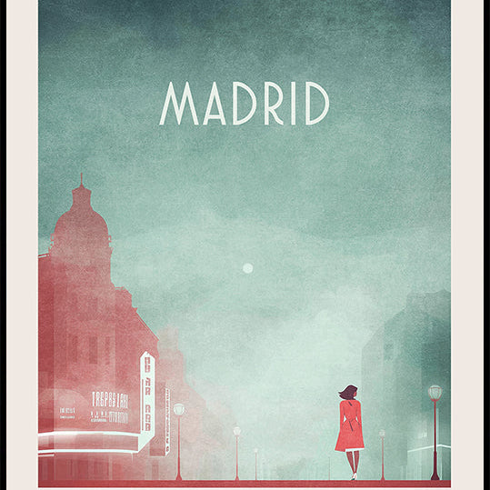 Madrid 1- GRAN VIA Plakat