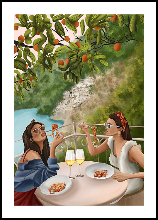 Tasting the Amalfi Breeze Plakat