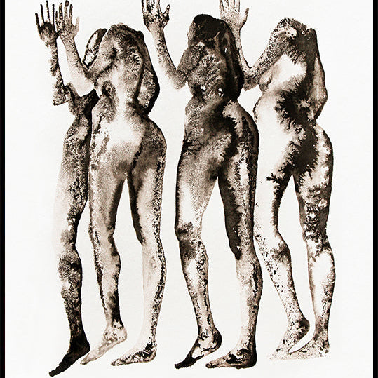 4 Figures (headless) Plakat