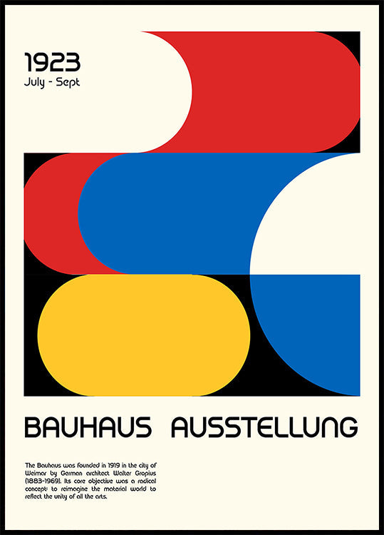 Bauhaus Ausstellung 1923 Plakat