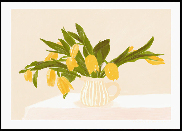 Pandcyellowtulips Copy Plakat