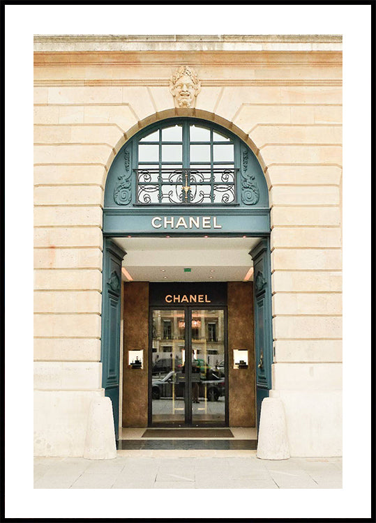 Chanel Boutique Paris Plakat