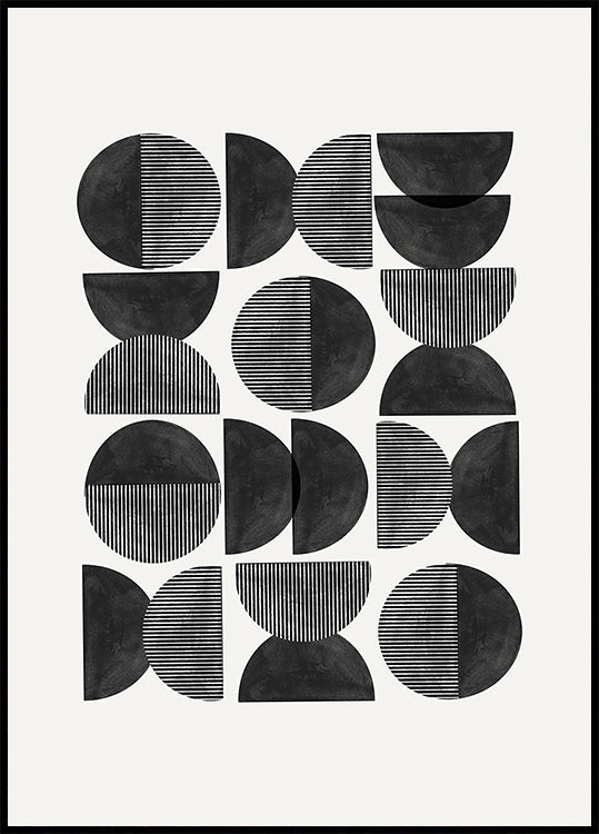 Geometric Rhythm Plakat