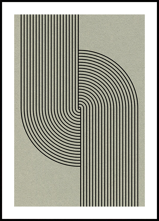 Curved Symmetry Plakat