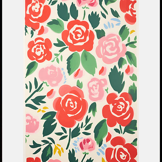 Flower Market Lisbon Plakat