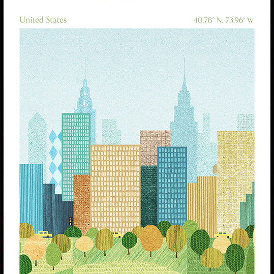 New York, Central Park Plakat