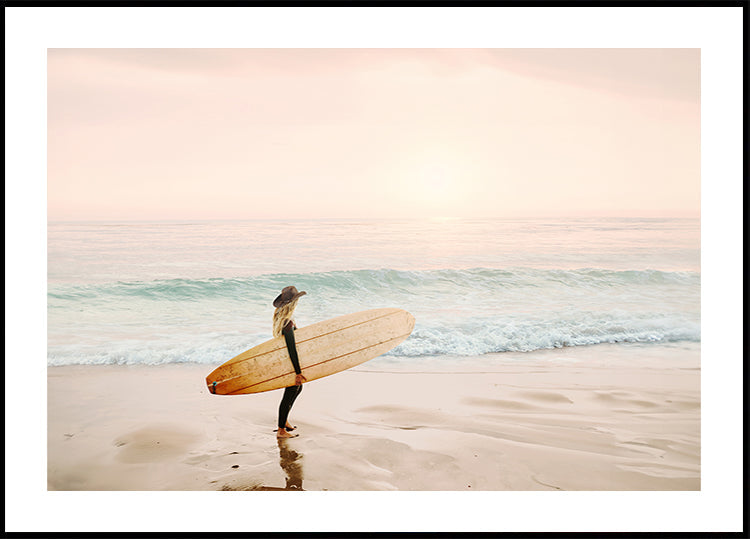 Surfer Cowgirl Plakat