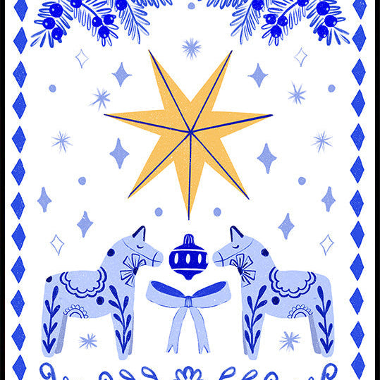 Folk Winter Star Plakat
