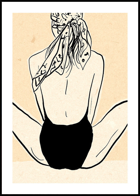 At the Beach Poster