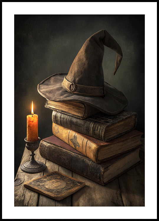 Witchy Spell Books Plakat