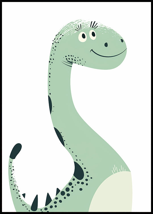 Friendly Dinosaur Plakat
