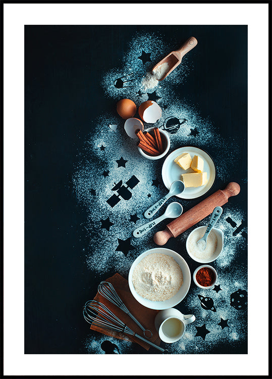 Baking for stargazers Plakat