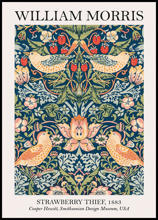 Strawberry Thief, William Morris Plakat