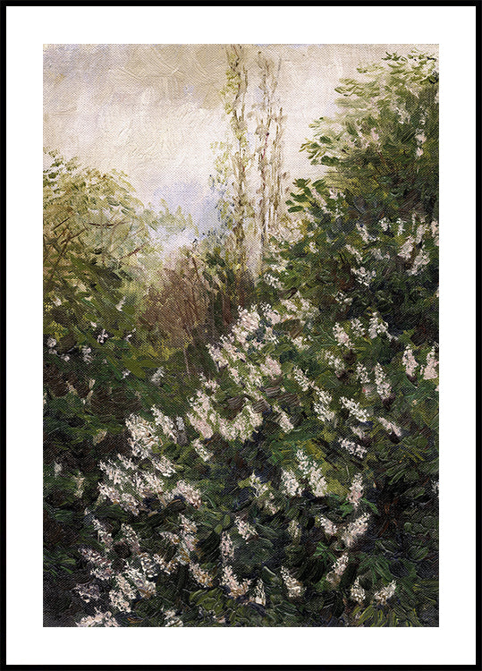 Lilac Blossoms by Ladislav Mednyánszky Plakat