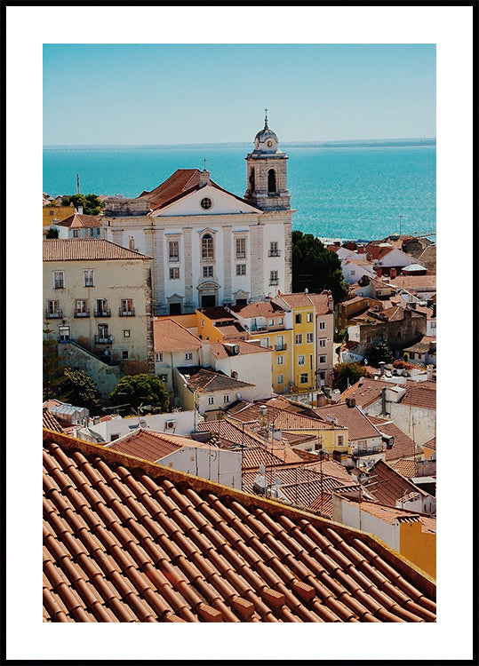 Terracotta Rooftops And Historic Architecture Plakat