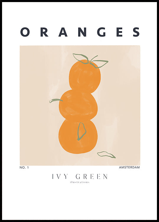 Oranges Plakat