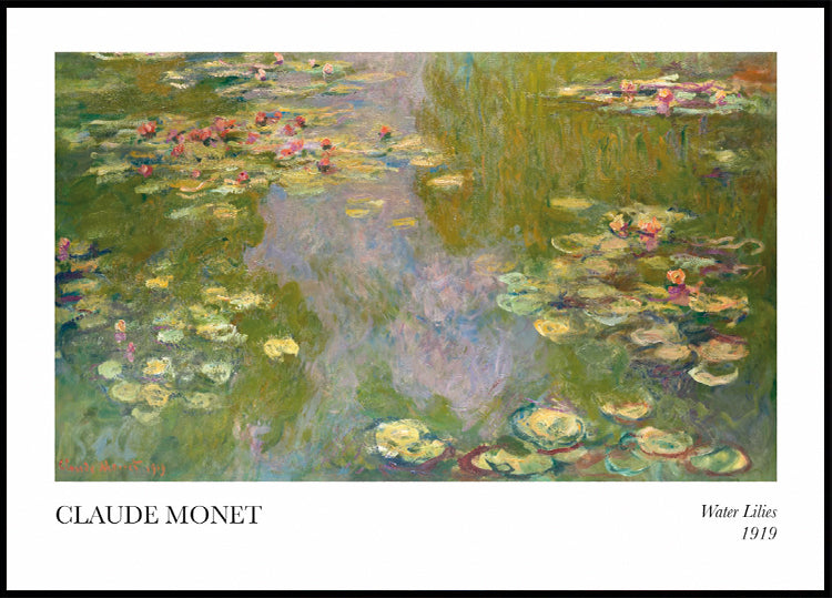 Claude Monet - Water Lilies Plakat