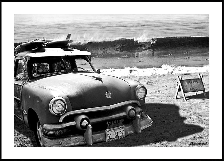 Vintage Ford Woody Plakat