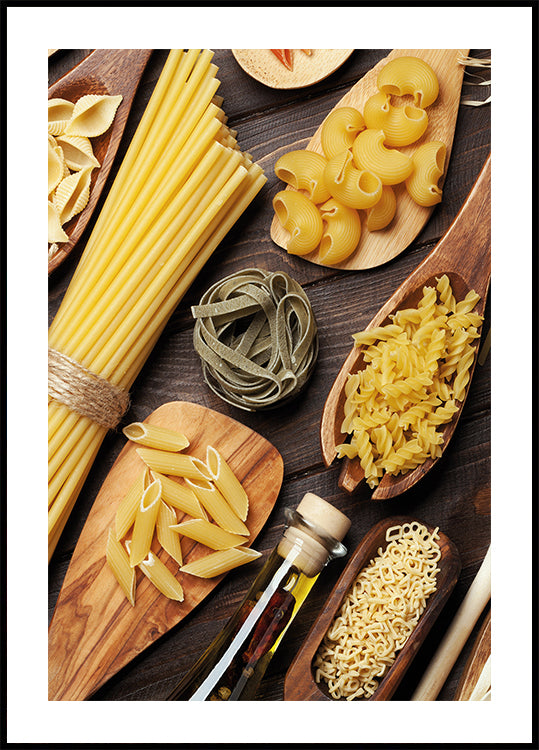 Types of Pasta №1 Plakat