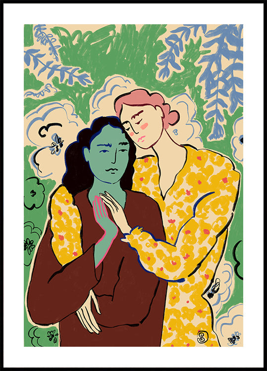 Holding Hands Plakat