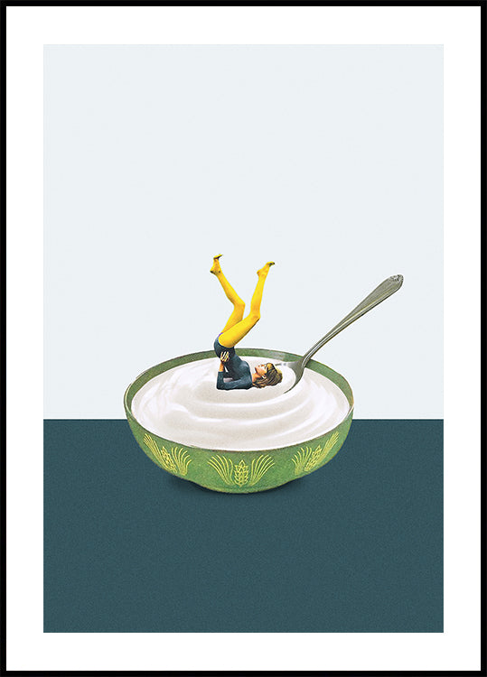 Yoga in my yogurt Plakat