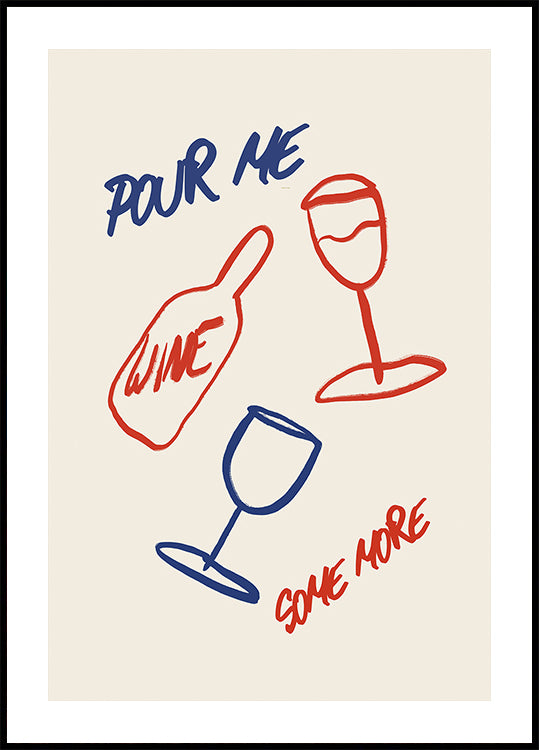 Sips and Scribbles Plakat