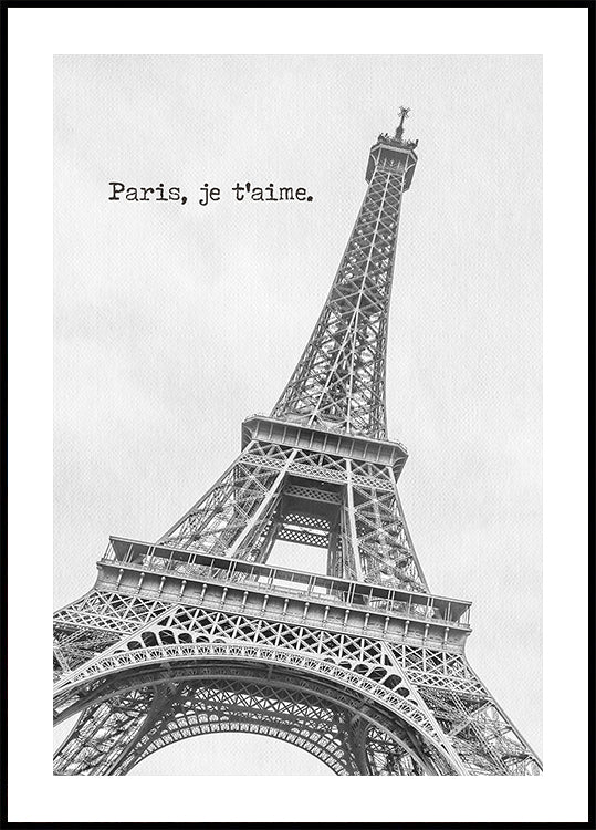 Paris, je t‘aime Plakat