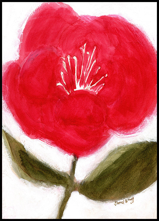 Floral In Red for Cierra Plakat