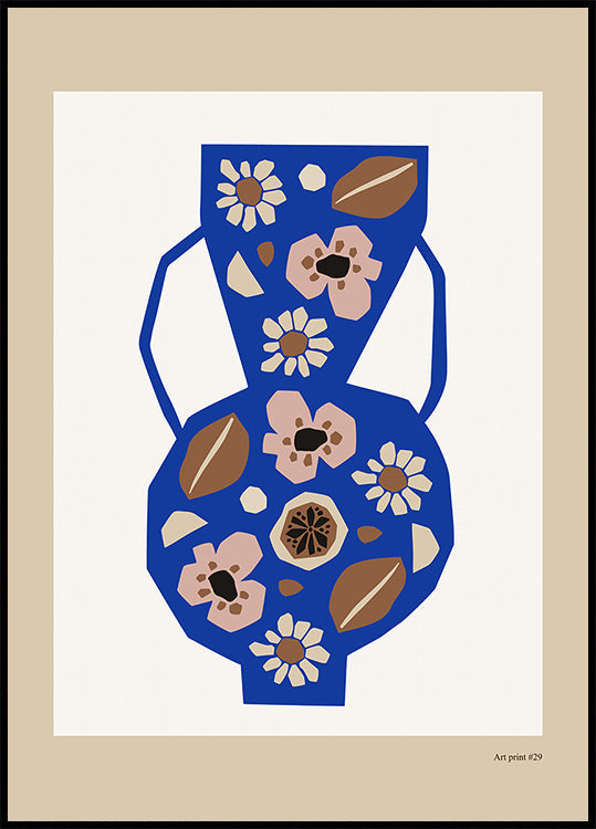 Floral Vase Harmony Plakat